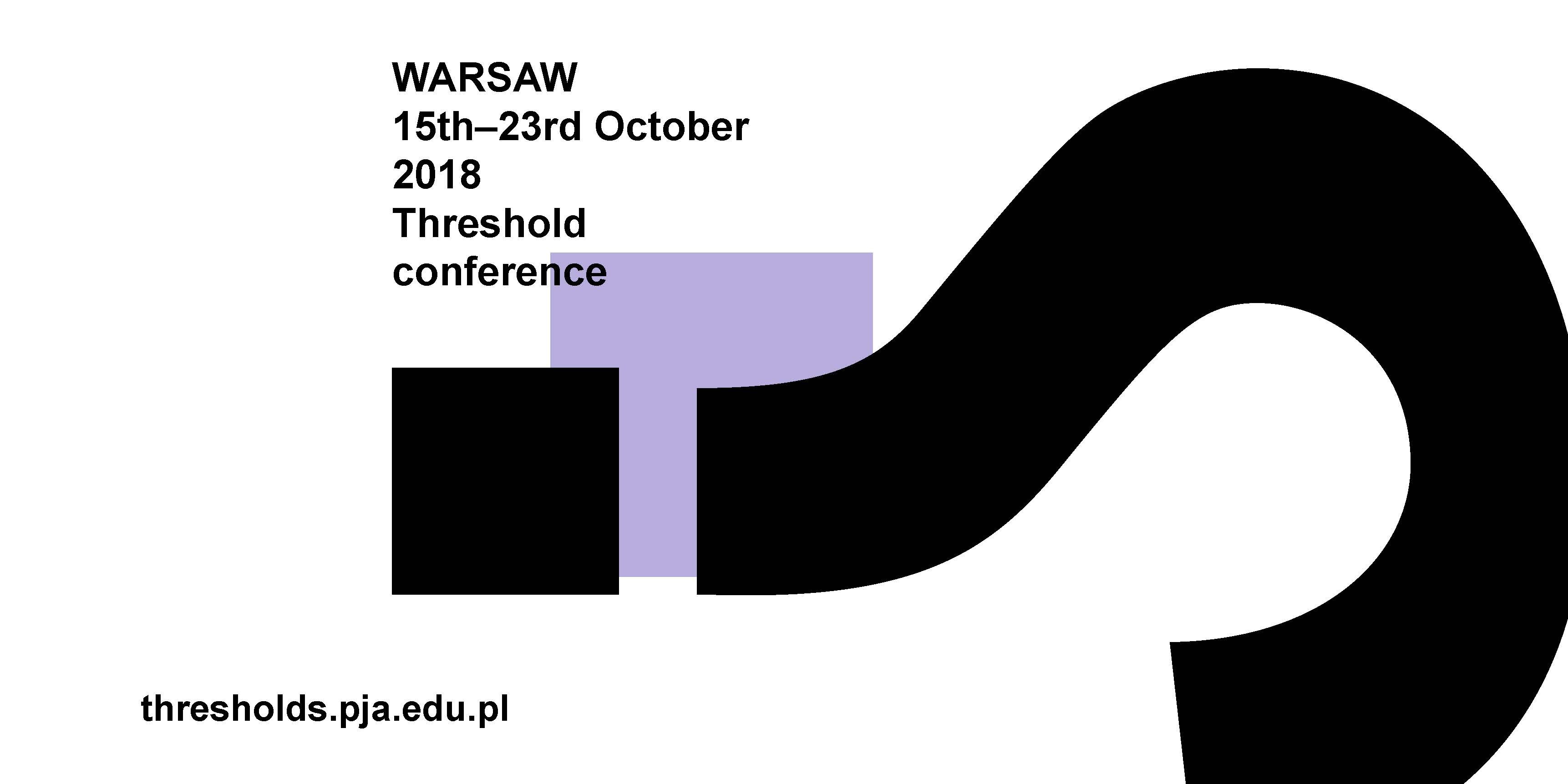 “Thresholds” conference British Council Poland