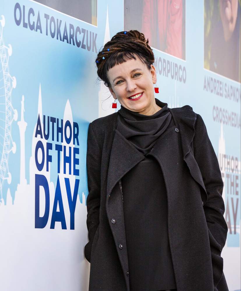 Polska autorka Olga Tokarczuk zostaławybrana na „pisarza dnia” na targach London Book Fair 2017. Zdjęcie: Lucia Sceranková 